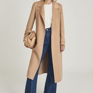 Reiss Elise Wool Blend Longline Coat